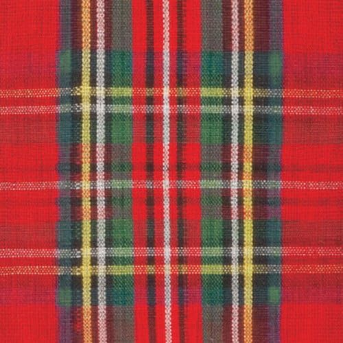 IHR Ideal Home Range Party Napkins Disposable 3-Ply Paper Lunch Napkin Pack, 6.5" x 6.5", Classic Check Plaid, 20-Count