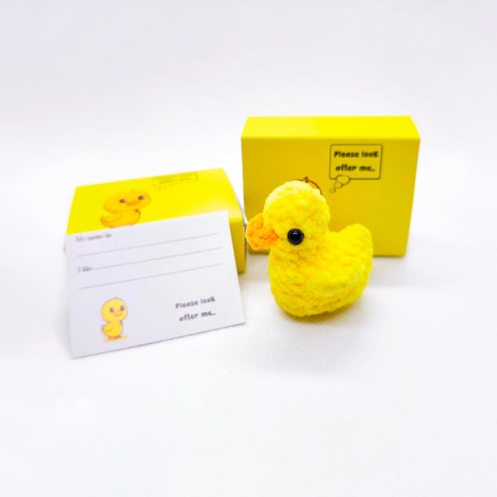 Mini Duck Crochet Gift for Easter Basket Stuffers Teen Girls Boys Thank You Gifts for Ideas Boss Teacher Nurse Employee