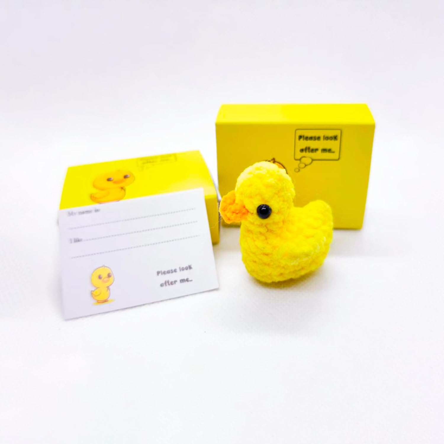 Mini Duck Crochet Gift for Easter Basket Stuffers Teen Girls Boys Thank You Gifts for Ideas Boss Teacher Nurse Employee
