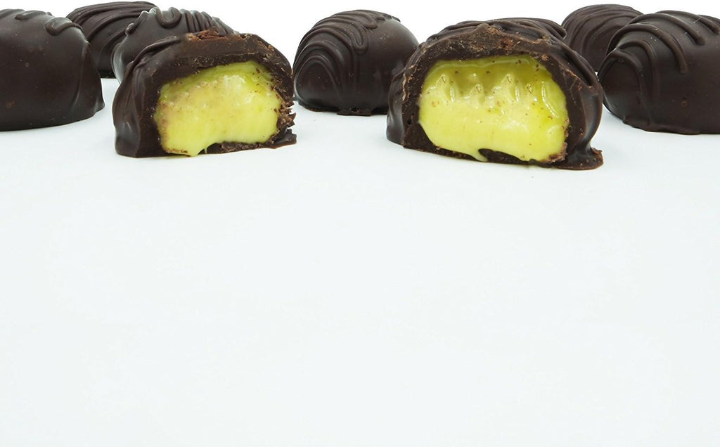 Philadelphia Candies Homemade Lemon Creams, Dark Chocolate 1 Pound Gift Box