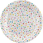 Neviti 678245 Carnival-Plates-Stars Multicolour, Multi-Colour