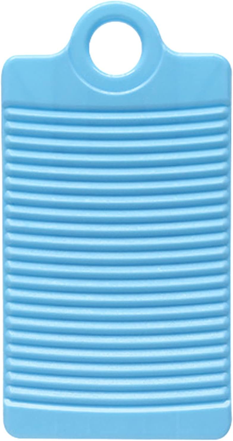 MAOYE Plastic Mini Washboard Washing Board for Kids Shirts Clean Laundry Lime Washboard for Laundry (blue)