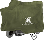 X AUTOHAUX 72"x30"x62" Motorbike Mobility Scooter Cover Waterproof Rain Protection 190T Polyester Green