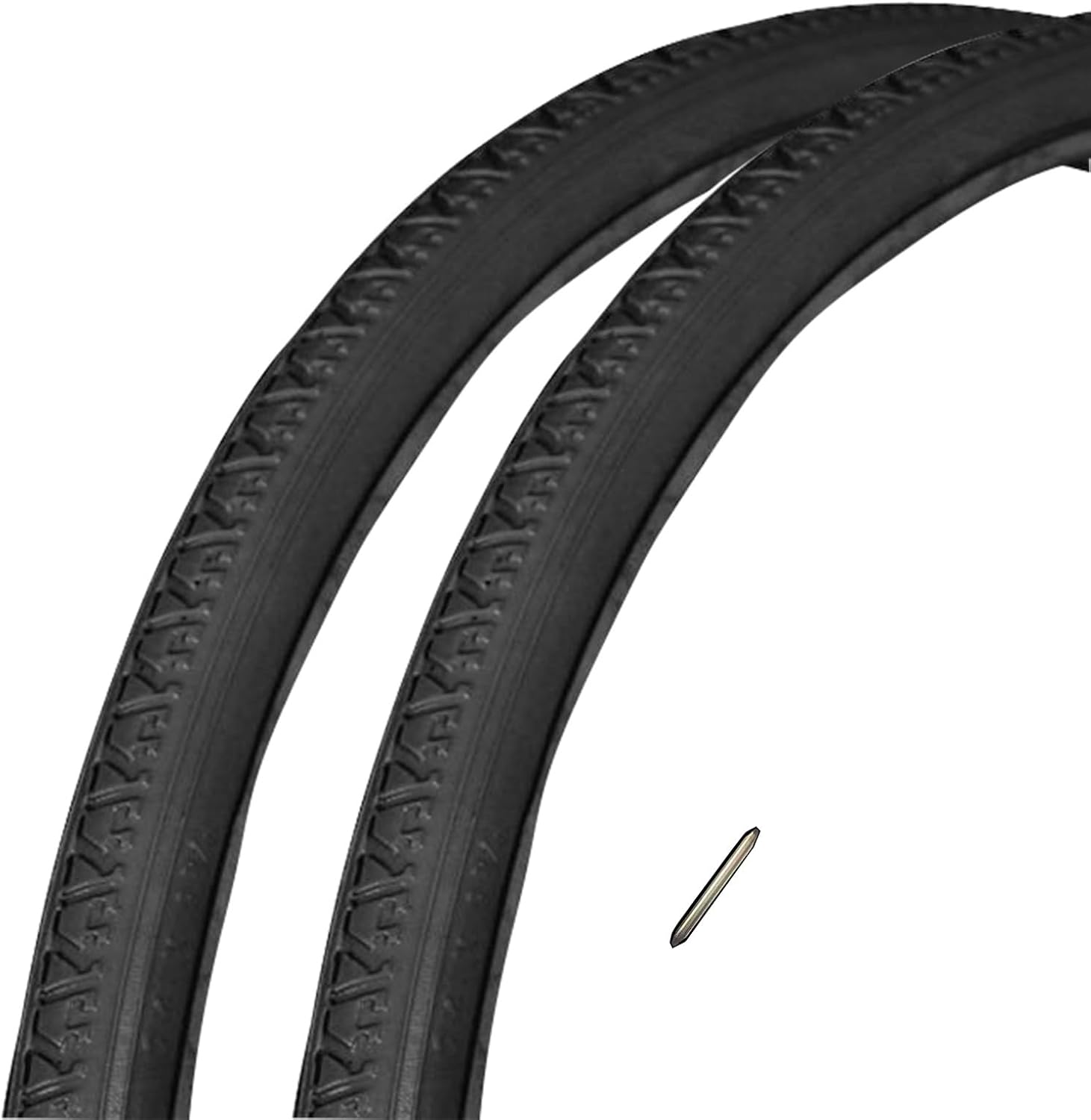 22 Inch Manual Wheelchair Wheel Polyurethane Solid Tire Suitable for A Variety of Wheelchairs(Black)