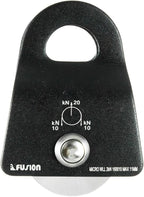 Fusion Climb Ekat Micro Aluminum Side Swing Pulley, Backyard Zipline, Trolley