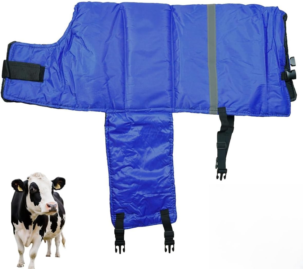 Calf Blanket Calf Coat Calves Warming Blanket, Windproof and Insulated Design, Thickened Belly and Neck Ultimate Protection Adjustable Size Calf Jacket for Complete Warmth and Comfort