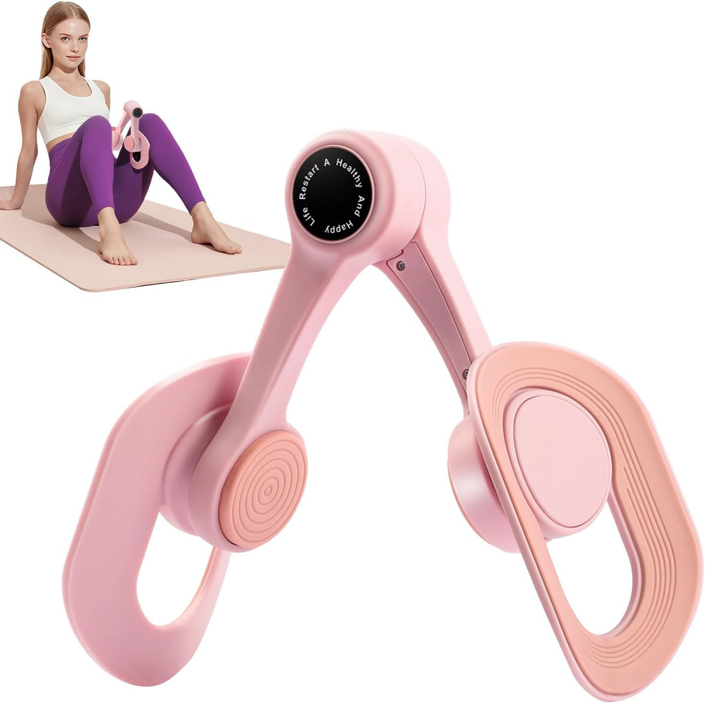 Thigh Master Kegel Exerciser - 360° Adjustable Thigh & Pelvic Floor Strengthener, Multi-Function Home Gym Equipment for Women's Inner Thigh, Hip, Leg and Arm Workouts