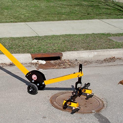 MAG-MATE MCL660X2 Adjustable Spreader Bar with Two 2 PNL0800 Lift Magnets, Made of Heavy-Duty Steel, Powder-Coated Finish, 400 lbs. Maximum Lifting Capacity