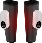 LINGTENG Calf Air Compression Massager for Circulation and Pain Relief, Leg Massager with Heat, Relieve Fatigue, Help for Edema and Varicose Veins, Gifts (Calf: Within 22.5 inches)