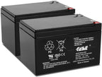 Casil 12V 12Ah SLA AGM Replacement Battery (2 Pack) | Compatible with Go-Go Mobility Elite Traveller SC40E SC44E | Sealed Lead Acid Mobility Scooter Battery
