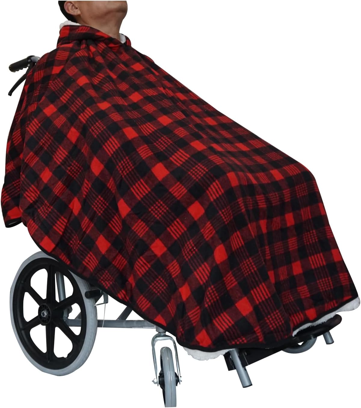 Wheelchair Warmer Blanket, Semi-Wrapped Wheelchair Warmer Blanket, Suitable for Most Adults