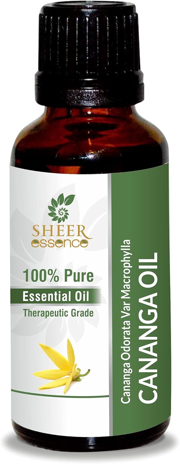 Cananga Oil (Cananga Odorata VAR Macrophylla) Essential Oil 100% Pure Natural Undiluted Uncut Therapeutic Grade Oil 16.90 Fl.OZ