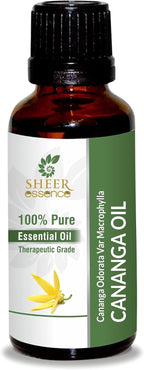 Cananga Oil (Cananga Odorata VAR Macrophylla) Essential Oil 100% Pure Natural Undiluted Uncut Therapeutic Grade Oil 1.69 Fl.OZ