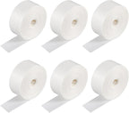 6pcs self-adhesive collar stickers, disposable women's men's hat shirt collar neck pad with transparent tape, absorbent and sweat wicking, invisible sweat pad for hat armpit shirt neck (8m)