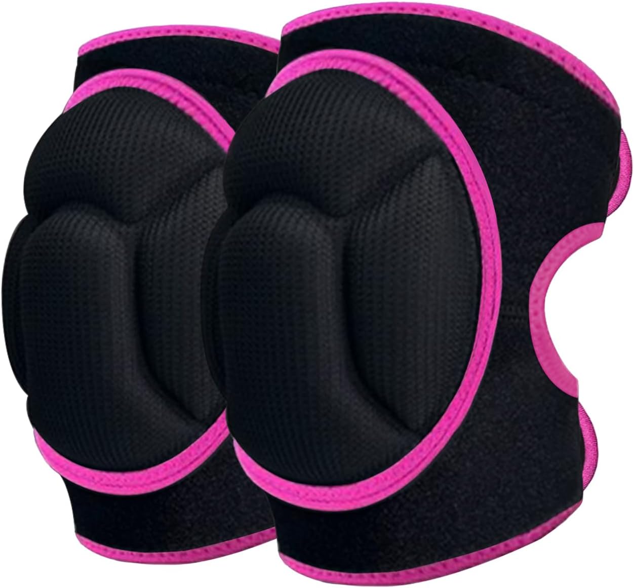 Knee Pads, Thick Sponge Anti-slip, Collision Avoidance Knee Pads, for Running, Mountaineering, House Working,Gardening Maintain (Pink, Large)