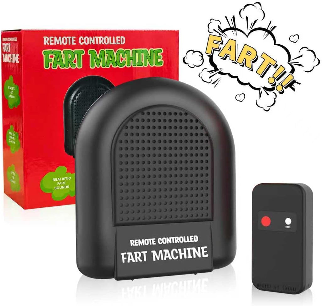 Fart Machine with Remote, Different Fart Realistic Sounds Prank Toys, Portable Pocket Size Farting Toy Controlled, April Fool's Day Jokes Gag Gifts, Halloween Day Fart Prank