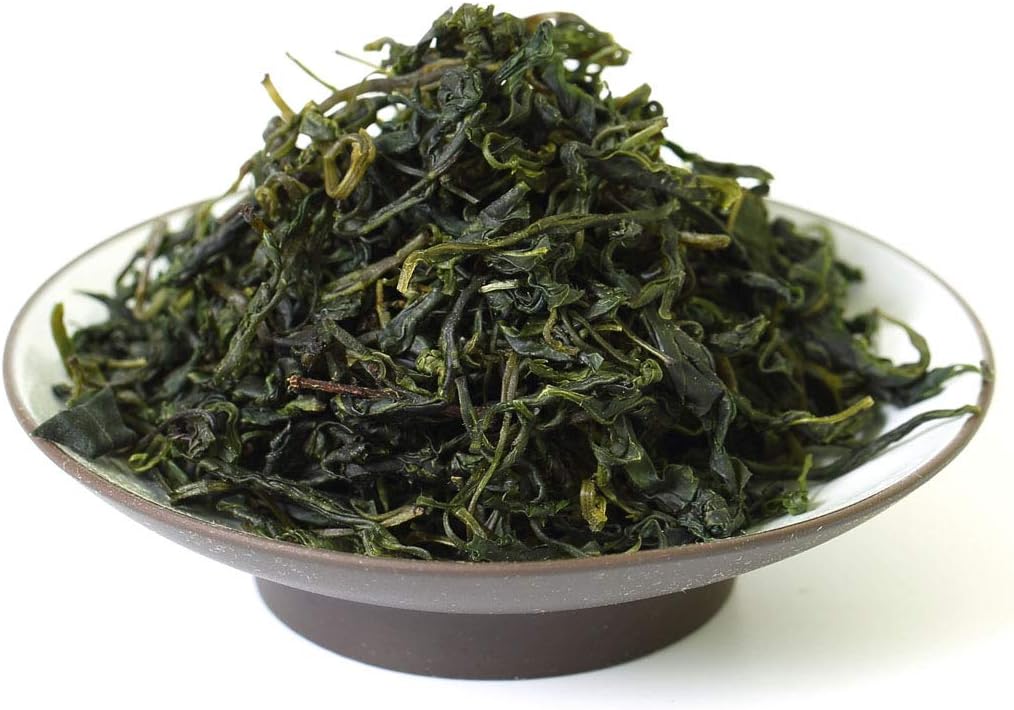 GOARTEA Ku Ding Tea 250g / 8.8oz Premium Kuding Tea - Bitter Green Tea - Ku Ding Herbal Tea Chinese Qing Shan Lu Shui Loose Small-leaf