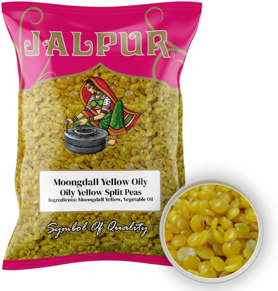 Oily Yellow Split Moong Peas by Jalpur