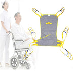 Toileting Hoist Sling,Mesh Patient Lift Sling, Elder Patients Bath Commode Lifter Divided Leg Sling for Transfer from Bed to Wheelchair,Recliner,Showe,L