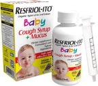 Resfriolito Baby Cough Syrup + Mucus 2 fl oz Infants 2 Months and Older, Natural Grape Flavor with Organic Agave, 2 Fl oz Bottle