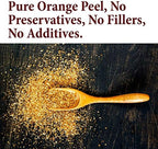 The Spice Way Orange Peel - Granules (4 oz) without any preservatives. Great for cooking, baking and tea.