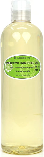 Dr Adorable - 16 oz - Meadowfoam Seed Oil - 100% Pure Natural Organic Cold Pressed