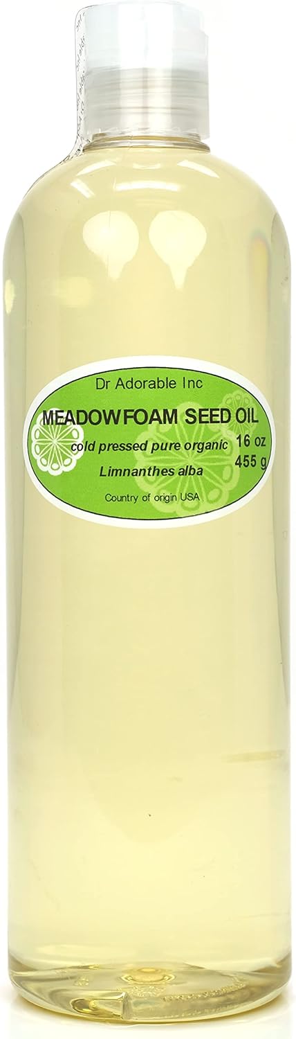 Dr Adorable - 16 oz - Meadowfoam Seed Oil - 100% Pure Natural Organic Cold Pressed