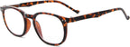 Eyekepper Retro Reading Glasses for Women Reading +0.75 Tortoise Frame Mens Readers Eyeglasses