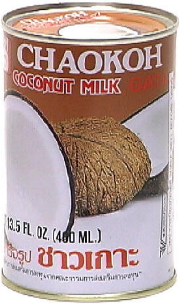 Chaokoh Coconut Milk, 13.5 Fl Oz (Pack of 8)