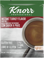 Knorr Professional Turkey Gravy Mix Gluten Free, No added MSG, 0g Trans Fat, 1 lb, Pack of 6