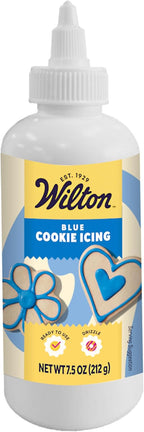 Wilton Cookie Icing - Quick, Easy-To-Use and Ready for Cake and Cookie Decorations, 9 Ounce, Blue