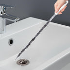 Flexible Drain Cleaning Brush for Sink Pipe Hair Removal and Clog Prevention Suitable for Kitchen Bathroom and Tub