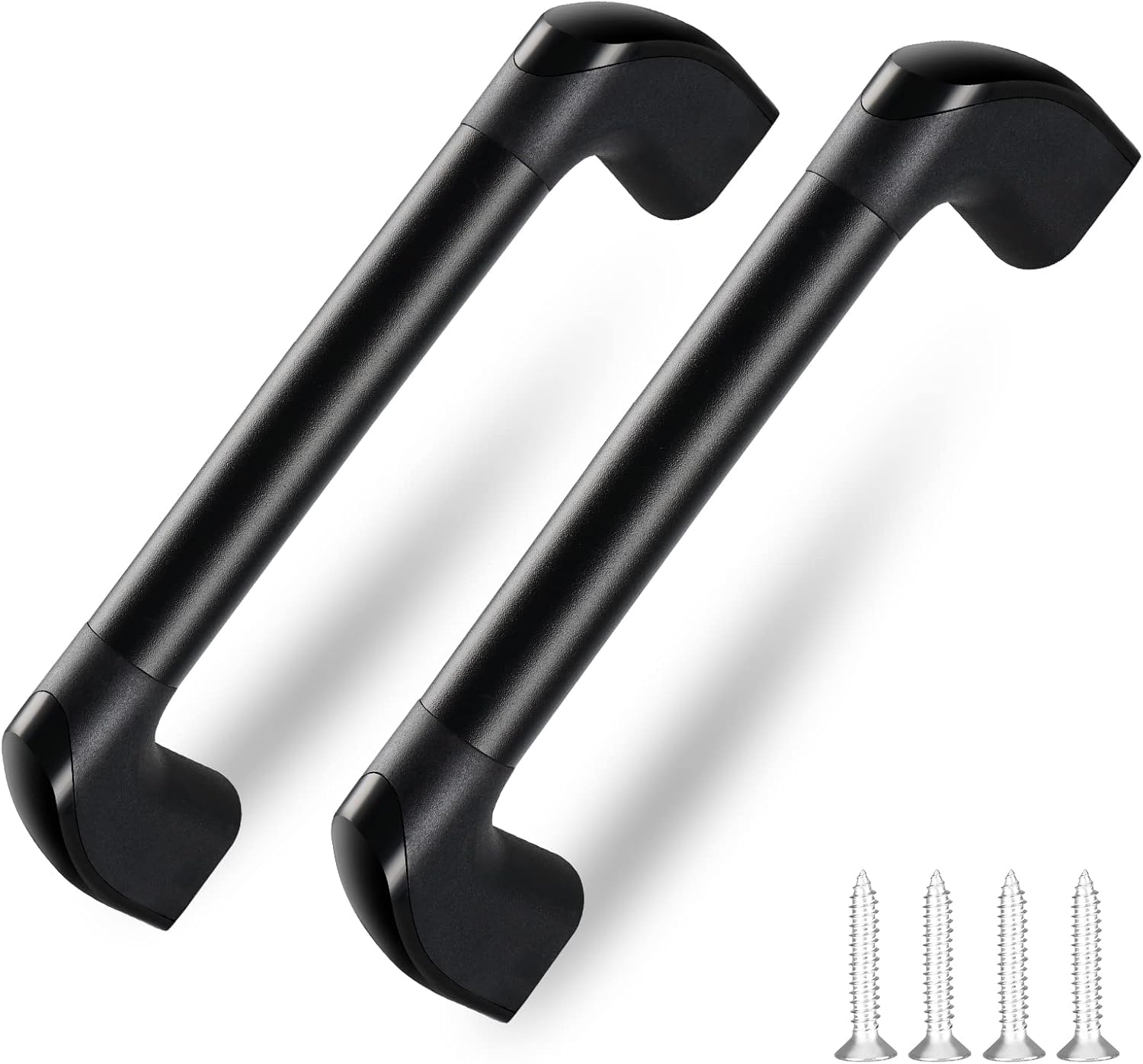 RV Grab Handle, Aluminum Automotive Entry Door Assist Bar for Camper, Trailer, Truck, Cargo Trailer, Boat (2 Pack,Black)