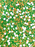 Baseball Cookie Cupcake Cakes Semi-Sweet Edible Confetti Decorations Sprinkles Desert Jimmies Toppers 4oz