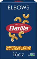 Barilla Elbows Pasta, 16 oz. Box - Non-GMO Pasta Made with Durum Wheat Semolina - Kosher Certified Pasta