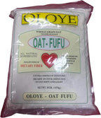Oat Fufu Flour – Traditional African Swallow Meal – Healthy High-Fiber Oatmeal Fufu – Smooth, Easy to Prepare – 10LB