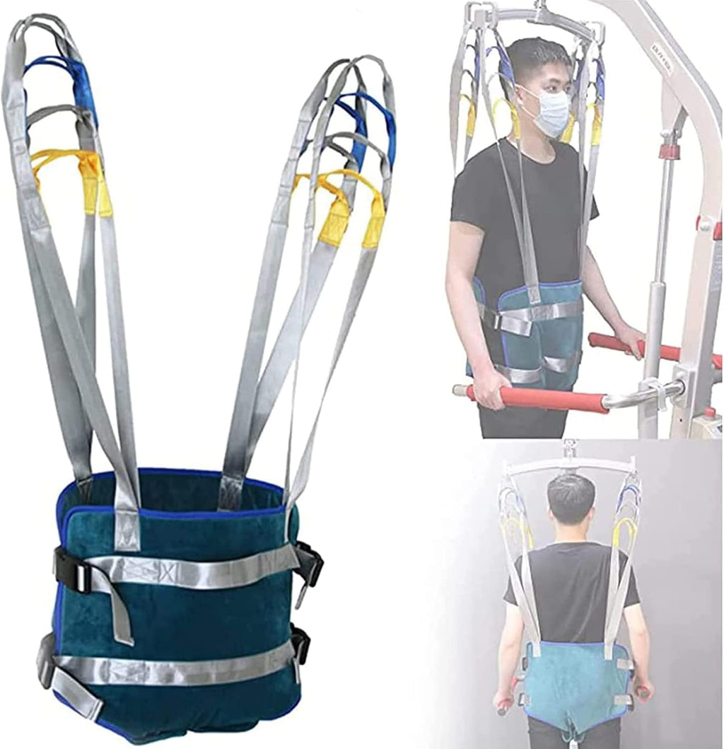 Patient Walking Sling, Patient Lift Toileting Sling for Shower Home Use, Special Walking Strap Patient Lift Slings Standing Walking Aids Strap Belt, Large