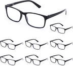 Reading Glasses,8 Pack Reading Glasses Blue Light Blocking for Men Women,Anti Eyestrain/Dryness/UV Lightweight Readers