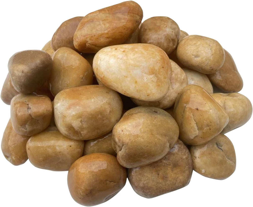 Sauna Stone & Sauna Rocks, Natural Pebbles Quick Heating Retention Steam Sauna for Stove and Heaters, 10KG (22lbs/CTN)