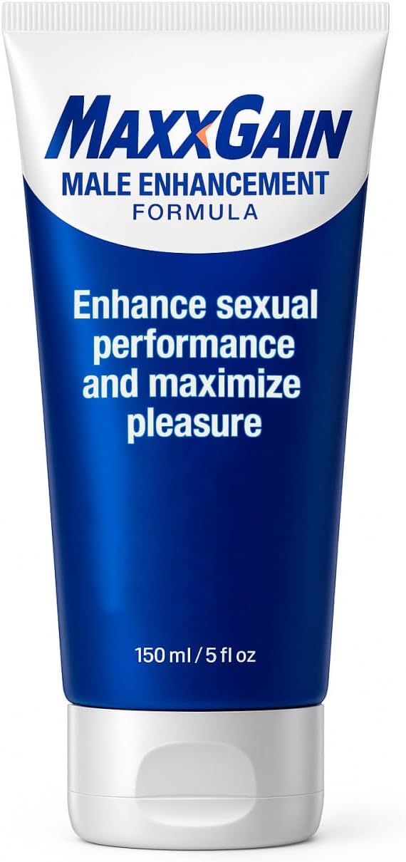 Max Gain Size XXL Male Enhancement Cream for Men, Body Gel for Private Part, Men's Re-Vitalize Enlargement Cream, Enhance Size and Performance – Get Bigger Thicker and Stronger (Packaging May Vary)