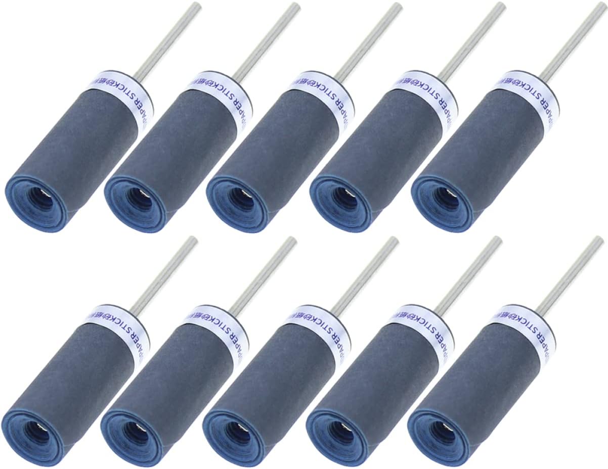 10pcs Sandpaper Sanding Stick Jewelry Polishing Tool Sandpaper Buffing Rod Stick Grinding Rod Polished