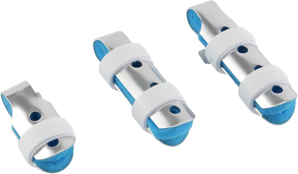 Solmyr Finger Splint 3PCS - Support Brace for Injury, Joint Pain Relief, Immobilization - Fits Thumb, Index, Middle, Ring, Pinky
