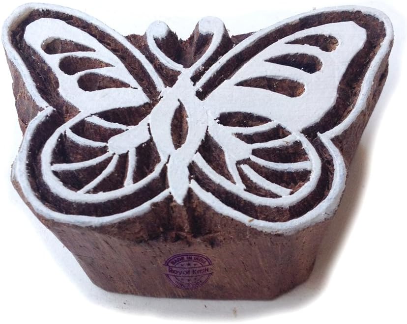 Royal Kraft Wooden Stamps DIY Fabric, Textile, Clay, Pottery, Paper, Henna Printing Blocks THDtag025