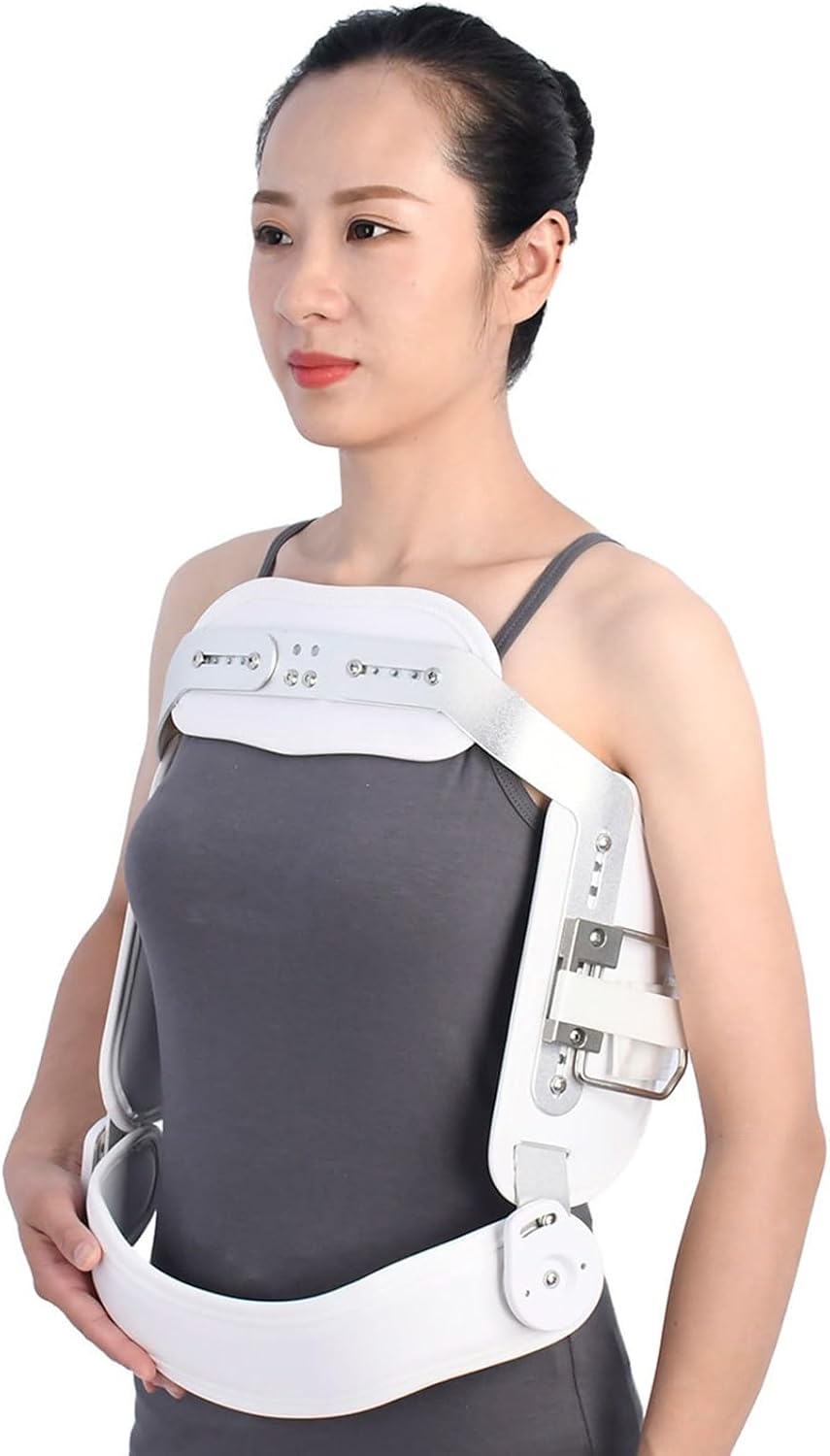 NICHOY Spine Fixation Lumbar Thoracolumbar Brace,Thoracic Medical Orthotics,Hyperextension Back Brace Orthosis Immobilization,Breathable in Summer(M-M)