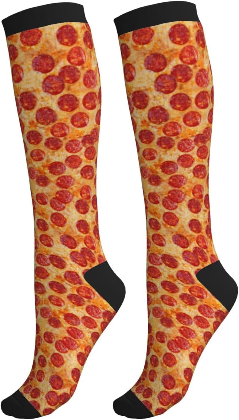 Avocado Compression Socks Women Men Knee High Stock for Running Work Support Nurses Travel