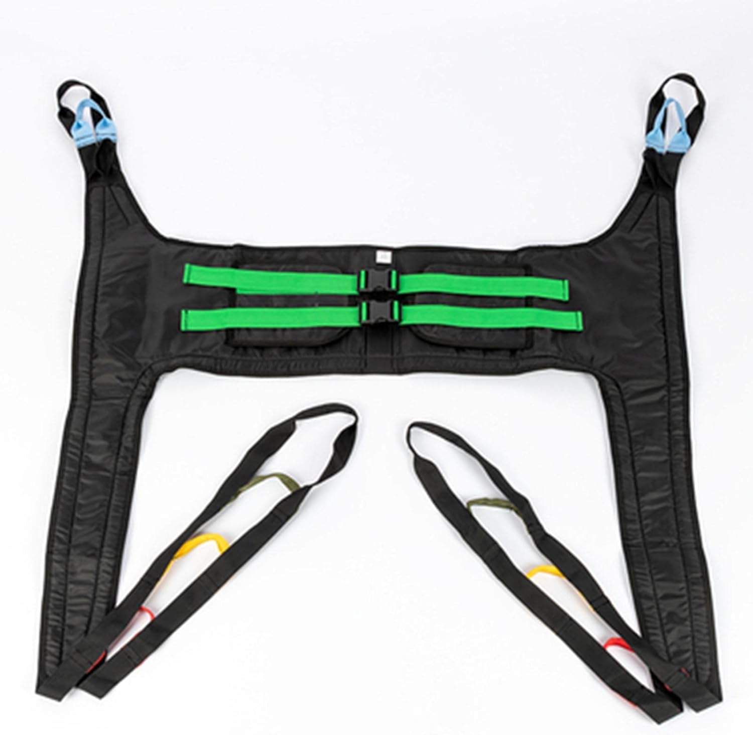 Toileting Sling Hoist Sling Patient Lifts Medical Lift Equipment Bariatric Handicap Lift Commode Sling with Four Point Support,B