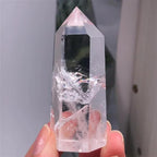 AtkitS Beautiful Clear Lemurian Seed Quartz Natural Point Cluster Crystal Rough Healing (Size : 1 Piece)
