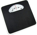 Professional Analog Bathroom Scale, 300lb/136kg Capacity Extra Large Mechanical Dial Heavy Duty Professional Accurate(Black)