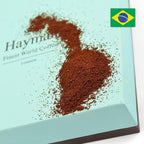 Hayman, 100% Brazil Fazenda Sao Paulo Specialty Coffee, Ground, Medium Roast, 12oz | Fresh Roasted Brazilian Coffee