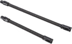 Eujgoov 2 Pcs Flexible Socket Extension Bar, 1/2 Inch Drive S2 Alloy Steel Bendable Socket Extender with Spring Stop Ball for Narrow Space Car Fasteners Industrial Mechanical Projects